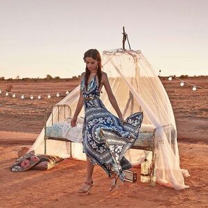 Spell Pandora Halter Gown